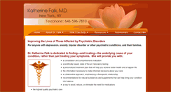 Desktop Screenshot of katherinefalkmd.com