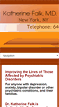 Mobile Screenshot of katherinefalkmd.com